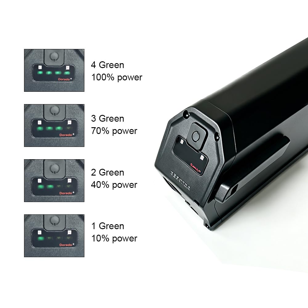 Batterie per Biciclette Elettriche 48V 13Ah, Adatto per bici elettrica modello Reention Dorado Plus NCM/Mosca Yukon750 DLG, con BMS e Caricabatterie