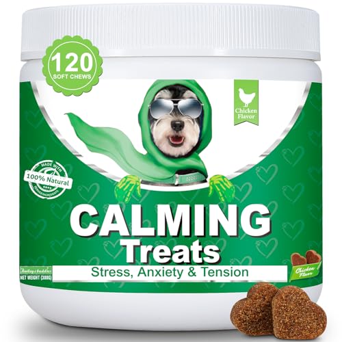 Bailey & buddies Calming Dog Treats - 100% Natural Soft Chews Reduce Stress, Fear, Barking, Aggression. Soothes Anxiety for All Breeds & Adult Ages for Small, Medium & Large Dogs