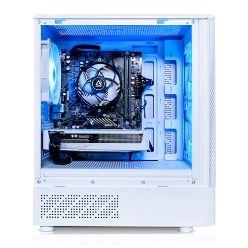 ADMI Gaming PC, AMD Ryzen 5 5500, NVIDIA RTX 5060 8GB, 16GB DDR4, 1TB NVMe, WiFi, F3 RGB Case (White), Windows 11 - Image 4