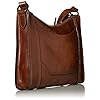 Frye womens Melissa Zip Crossbody Cross Body Handbag, Cognac, One Size US