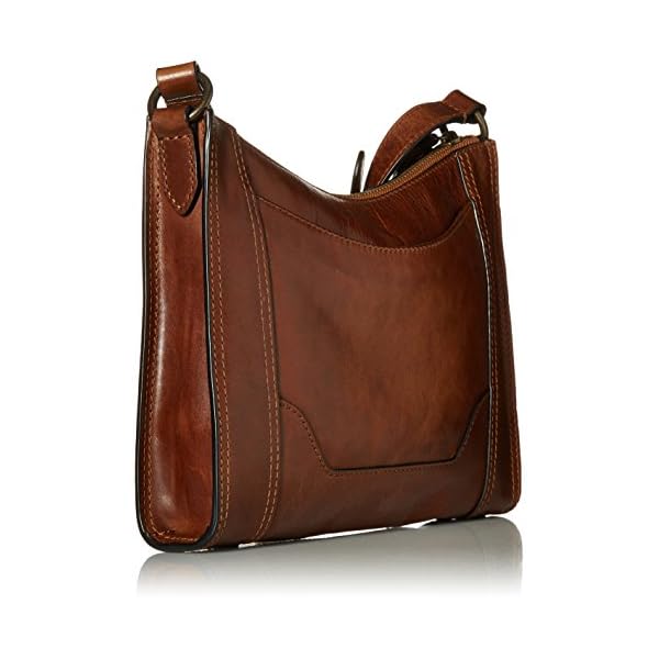 Frye womens Melissa Zip Crossbody Cross Body Handbag, Cognac, One Size US