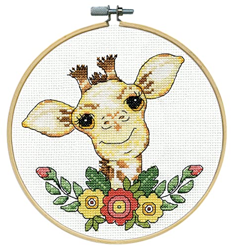 Image of Counted Cross Stitch Giraffe