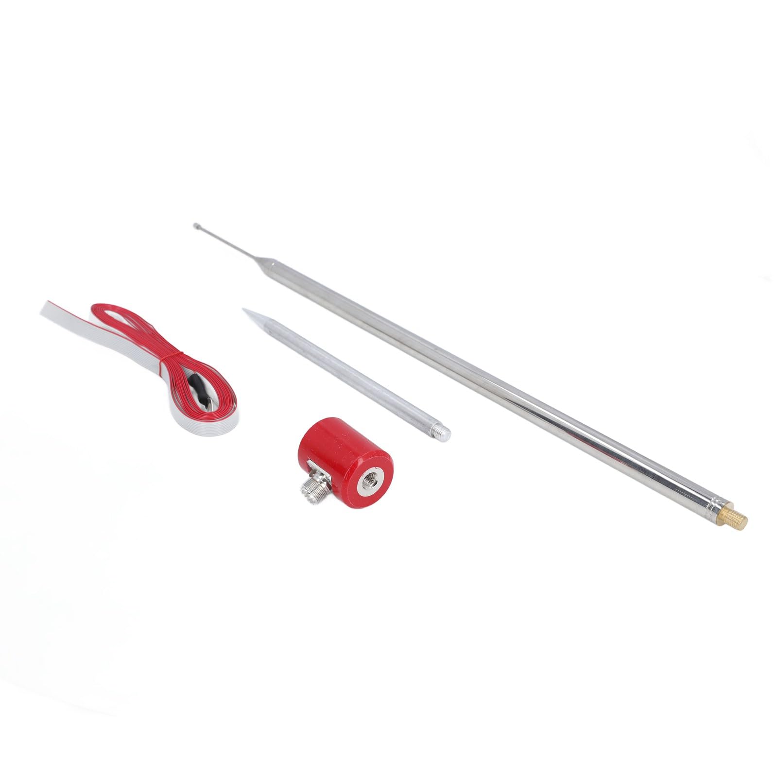 Antenna HF QRP 14 a 30 MHz 300W 5M 16,4 Piedi Acciace in Acciaio Inossidabile per Stazione Radio