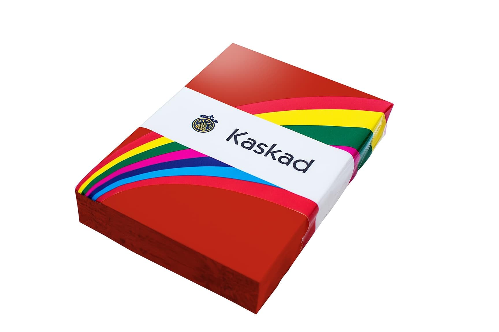 Kaskad Coloured Paper 160gsm, 250 Sheets (Rosella Red)