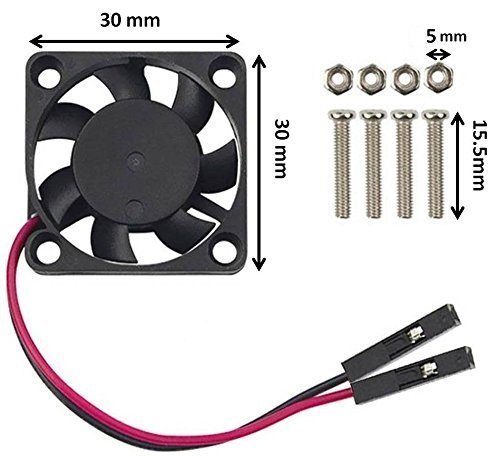 Raspberry Pi 4 Fan Heatsink Kit #TOP4
