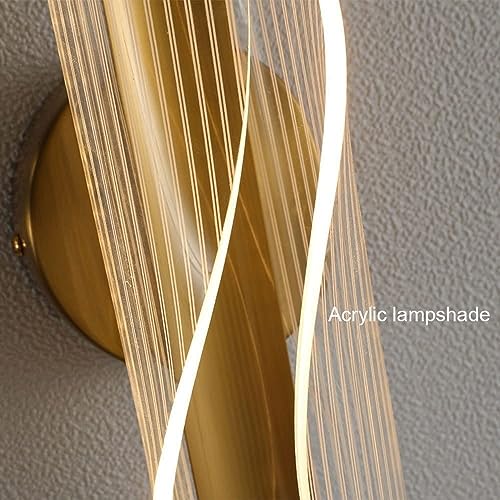 Aplique de pared de hierro con acabado dorado sofisticado para comedor moderno 5
