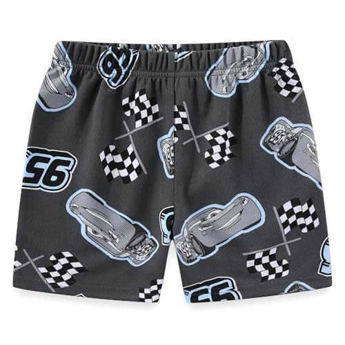 Image of Disney Cars Lightning McQueen Boys 2 Piece Short Sleeve T-Shirt and Shorts Set for Big Kids