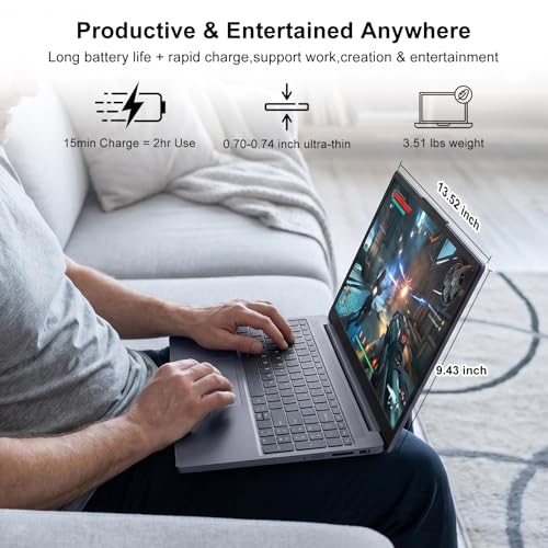 Lenovo IdeaPad Slim 3 15.3 pulg FHD+ táctil AMD Ryzen 7 miniatura 6