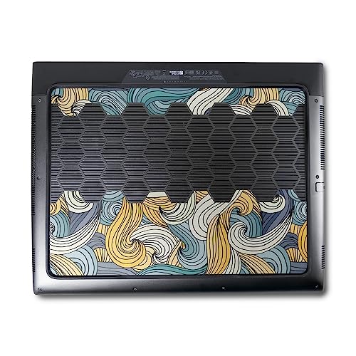 Image of MightySkins Skin Compatible with Alienware M18 R1 (2023) Full Wrap Kit - Turbulence | Protective, Durable, and Unique Vinyl Decal wrap Cover | Easy to Apply & Change Styles | Made in The USA