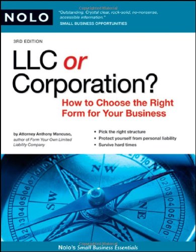 Buy LLC OR Corporation?: How to Choose the Right Form for Your Business (Nolo Small Business Essentials) — BookShops.in