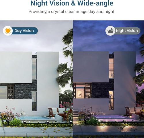 Image of Clefairy Wireless Doorbell Camera, 2.4GHz WiFi, 1080P HD Video, Two-Way Audio, Night Visions, IP65 Weatherproof, for Home Security Durable Professional Equipment for Home Improvement Daily Use