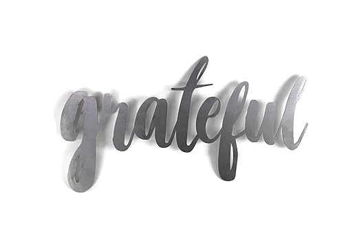 Miniatura 227 de Steel Metal Script Word Art - Various Sizes and Finishes (cheers Small 12.5x6", Raw, Unfinished Steel)