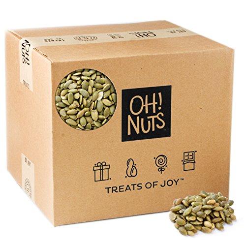 Oh! Nuts Roasted Salted Pumpkin Seeds Resealable 2lb Bulk Bag