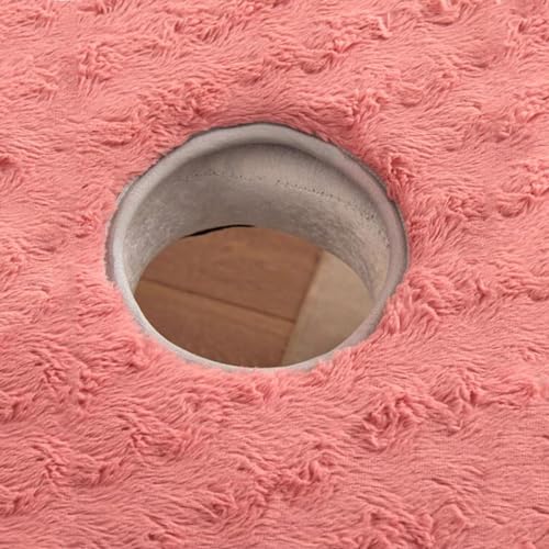 Funda de Cama de Belleza para Camilla de pestañas, Color Rosa, 90 x 190 cm, cubrecolchón para Camilla de Masaje, cojín para Camilla de pestañas con Forma Trapezoidal (Cama no inclu