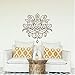 Adesivi murali bellissimo mandala fiore soggiorno TV parete camera da letto camera dei bambini cucina bagno ufficio decorazione murale top in vinile 56X57 CM