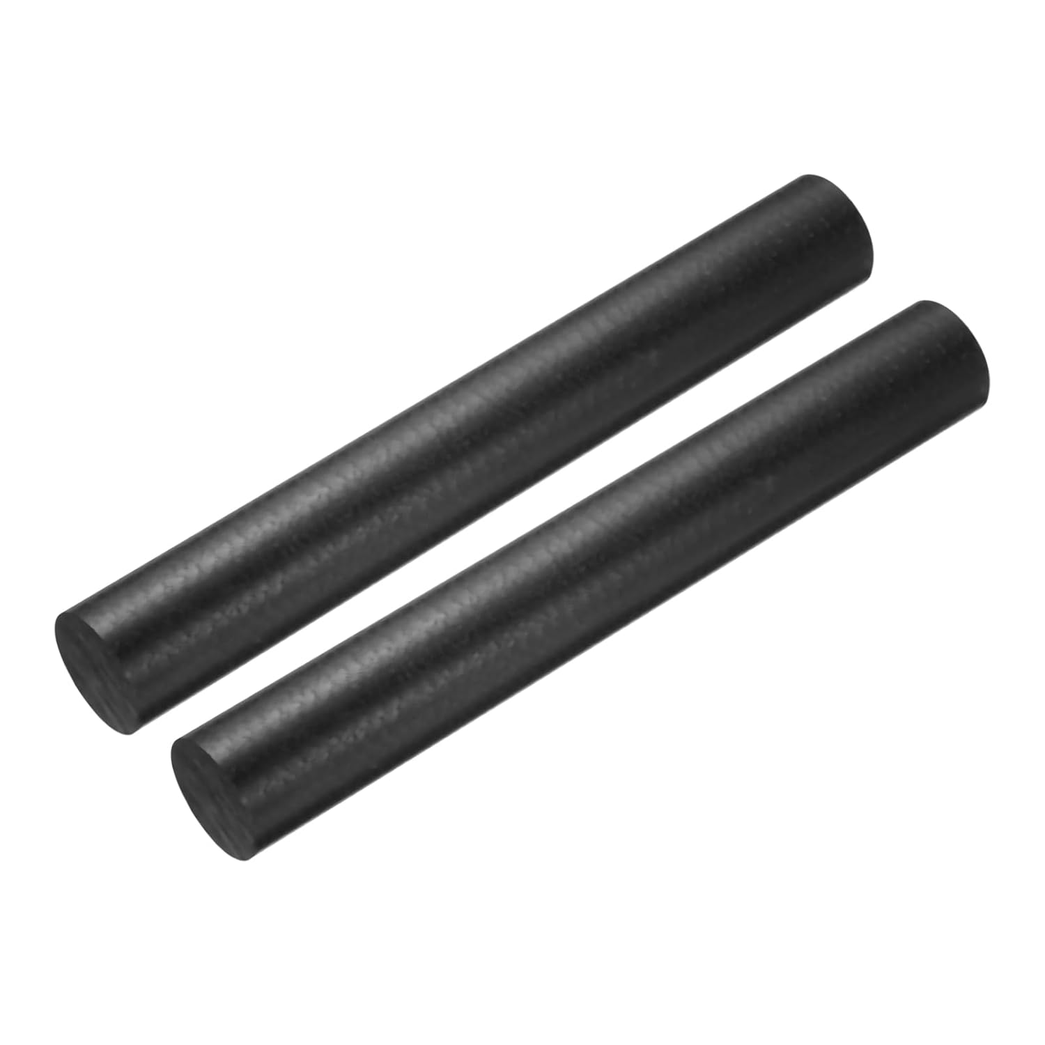 MECCANIXITY ブラックラウンドABSプラスチックロッド 直径1.6インチ 長さ29.5cm 硬質断熱不透明プラスチックロッ
