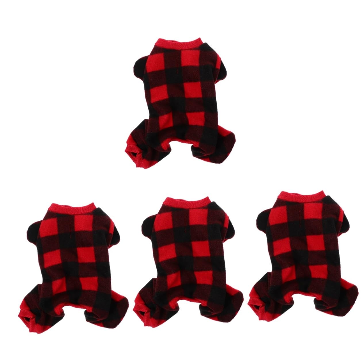 BESPORTBLE 4pièces Gilet pour Chien Hiver Adorable Respirante Et Anti-Vent pour Petits Et Moyens Chiens Vêtement Douillet Et Confortable