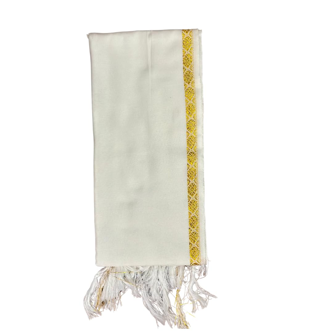 Uparna/Upeni Khes/Angavastam Male in Cotton Material for Groom Wedding Rituals (2 mtr, Dupatta Shawl)