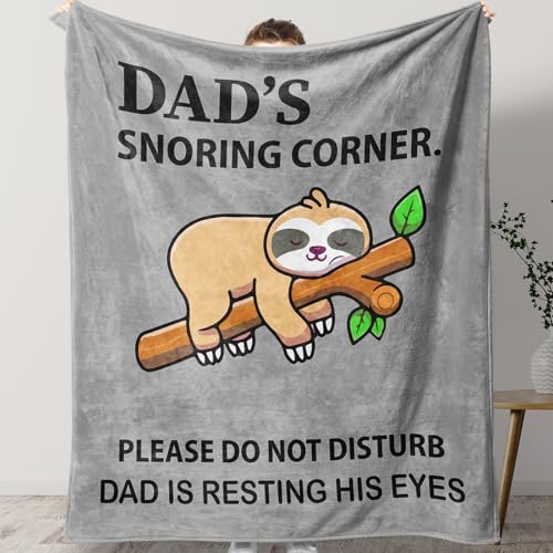 KAAYEE Fathers Day Dad Blanket Gifts Gift for Dad on Fathers Day Birthday Christmas Valentines Easter Retirement Thank You Presents for Daddy