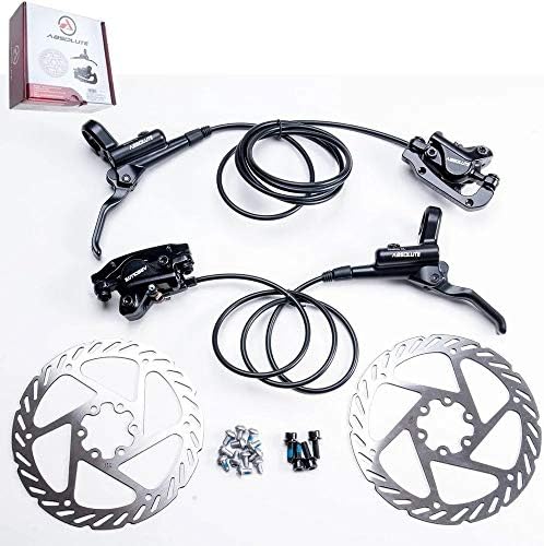 Kit Freio A Disco Hidráulico Bike Com Rotor 160mm Absolute