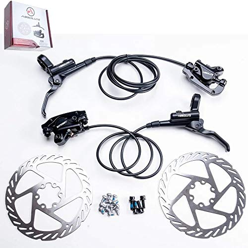 Kit Freio A Disco Hidráulico Bike Com Rotor 160mm Absolute