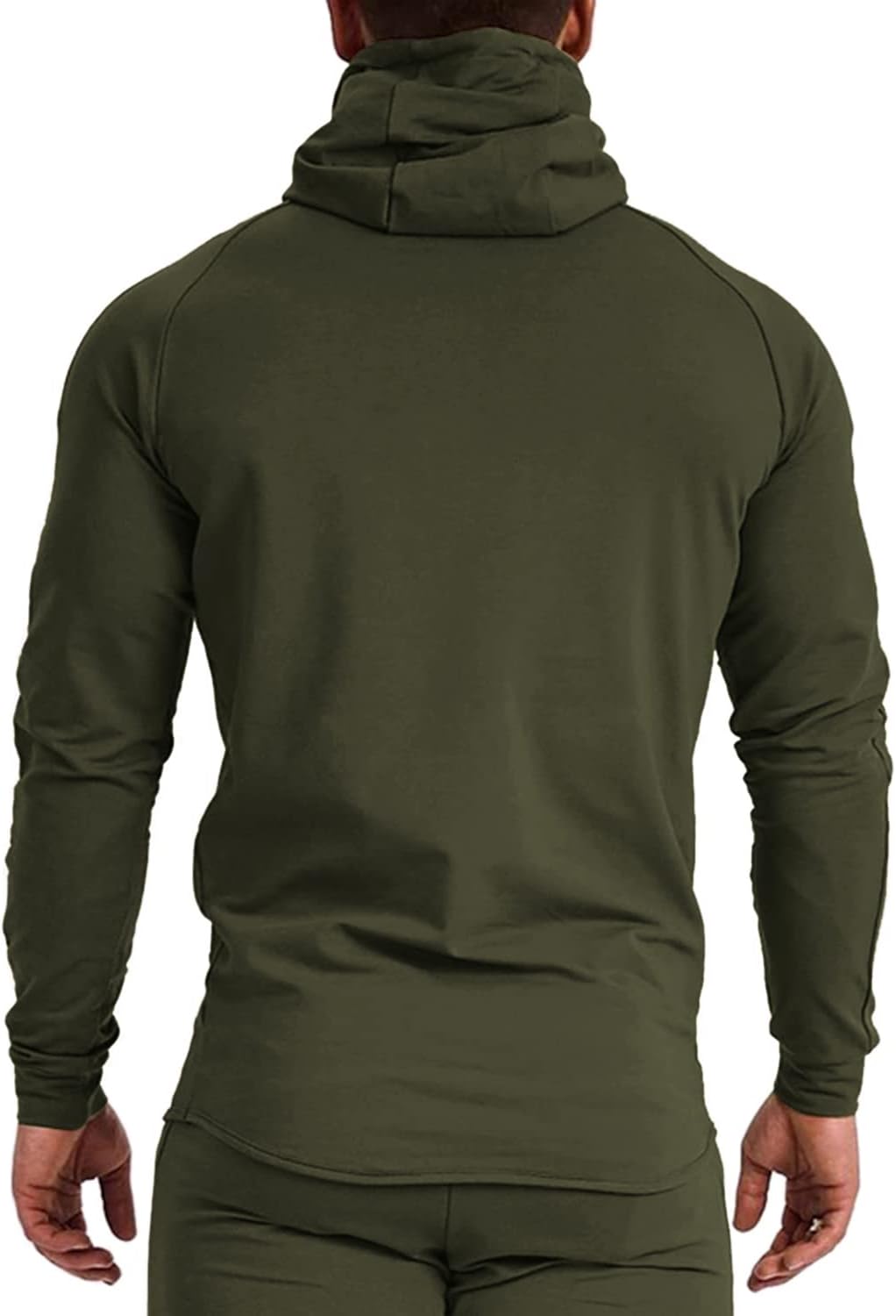 GYMELITE Men's 1/4 Zip Fashion Pullover Hoodie Athletic Workout Fit Cotton Hooed Sweatshirts Casual Long Sleeve with Pocket - Image 3