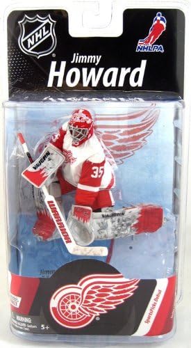 McFarlane Toys NHL Sports Picks Series 27 Action Figure: Jimmy Howard (Detroit Red Wings) White Jersey VARIANT Limited /1500