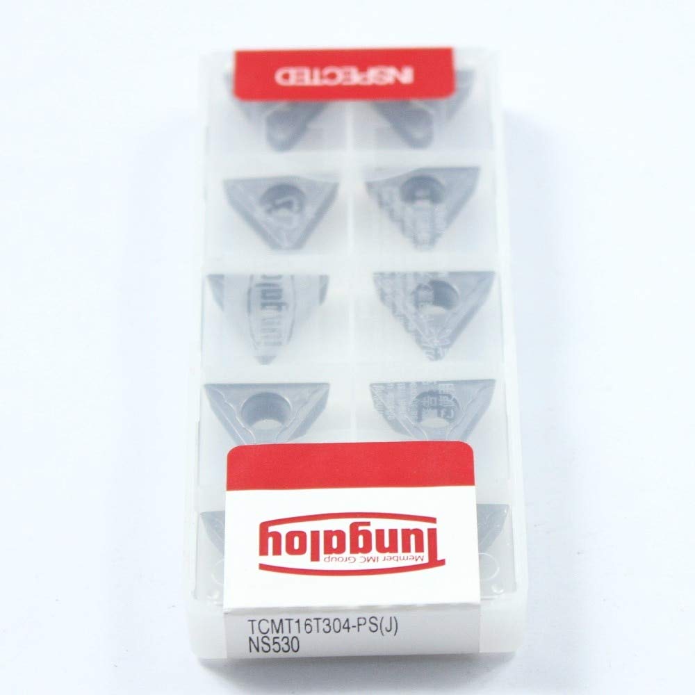 FINCOS 10pcs/lot TCMT16T304-PS(J) NS530 Lathe Cermet Cutter For CNC Holder TCMT16T304-PS(J) NS530