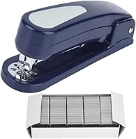 Vista 1 de Engrapadora, popular y práctica de esfuerzo reducido, engrapadora compacta de rotación mediana de 45 grados, capacidad de 20 hojas, escuela, trabajo