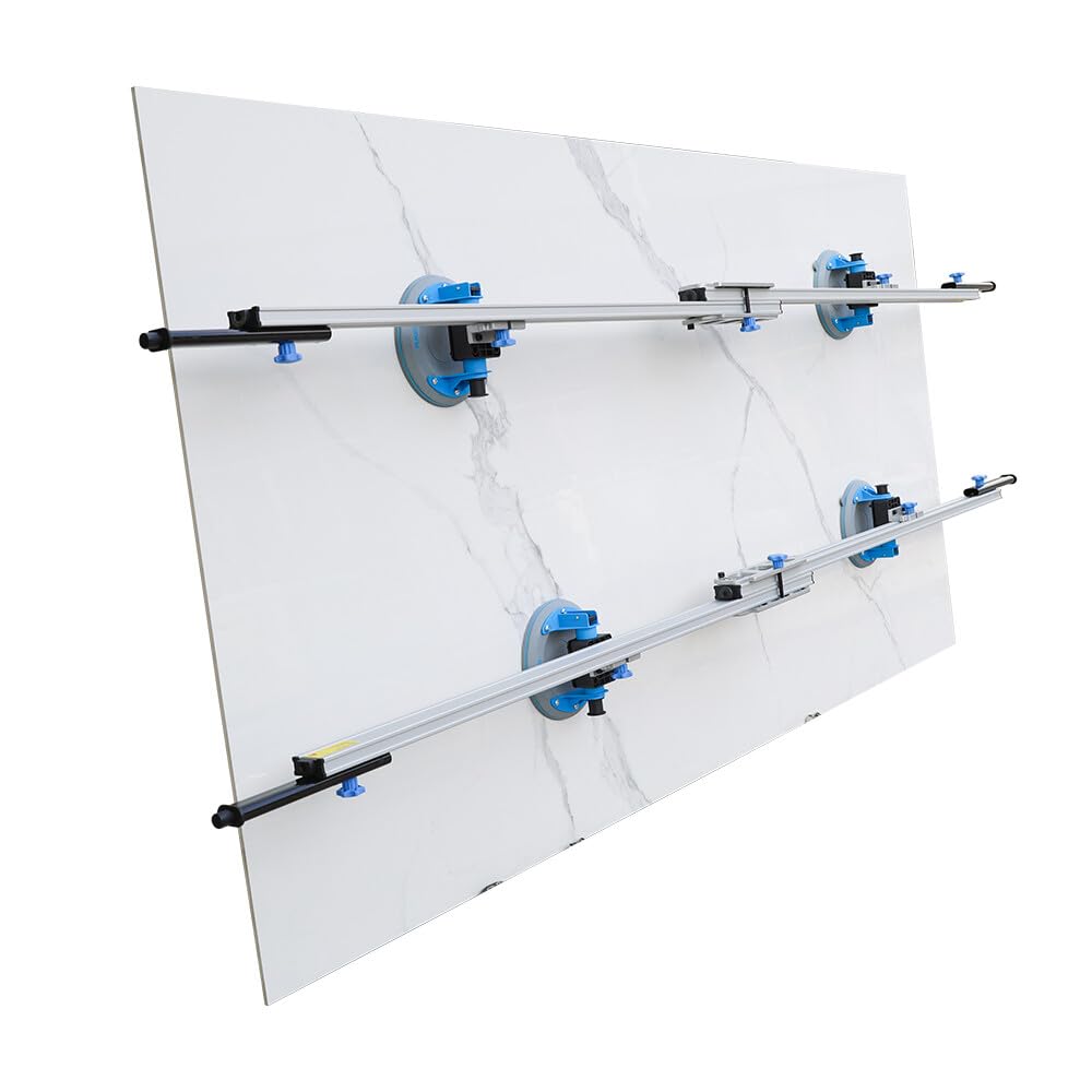 Raizi CarriX - Guide regolabili 1340-2400 mm, telescopiche di grandi dimensioni, con 4 x 200 mm, in silicone bianco