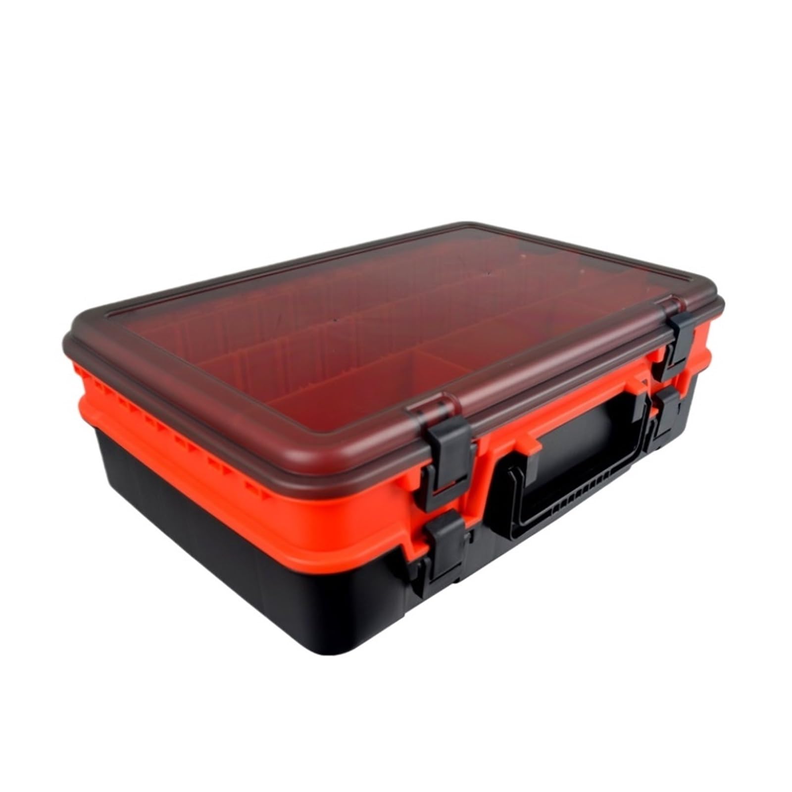 Valigetta Pesca Scatola Pesca Scatola For Attrezzi For Da Kayak For Esche Pesca Impermeabile Di Stoccaggio Organizzatore For Ami Accessorio per Esche(Rot)