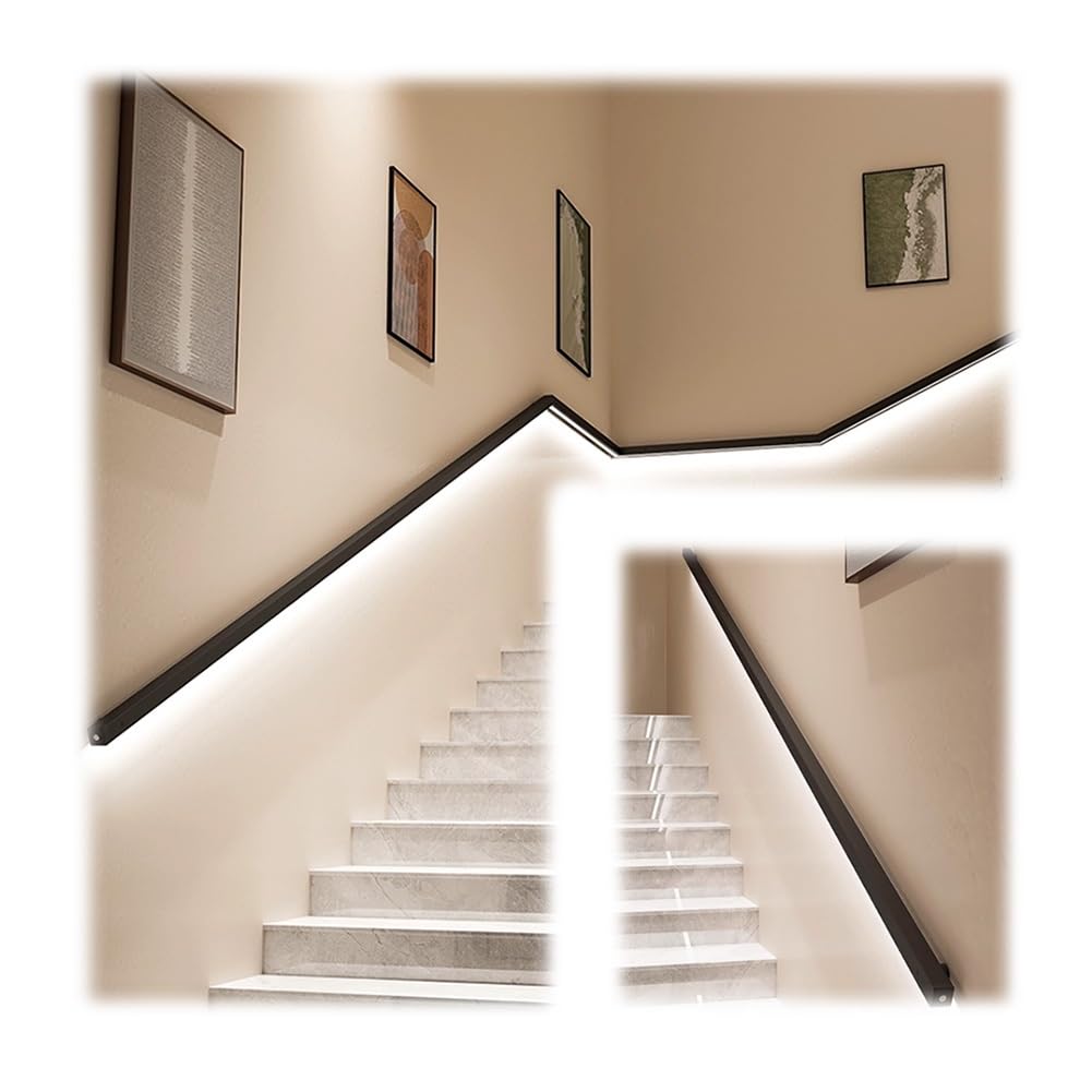 LED Staircase Handrail Lights, Motion Sensor Activated Safety Lighting for Indoor Stairs, Villa Corridors, and Support Bars