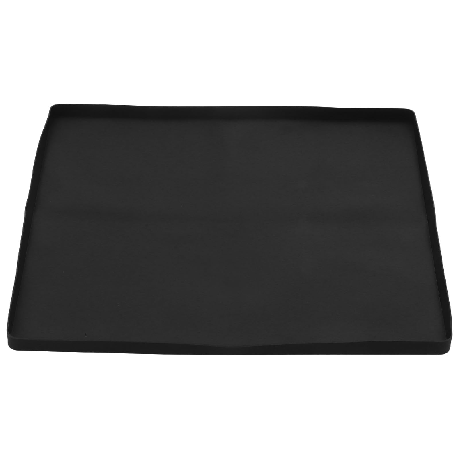 Alfombrilla protectora de silicona negra portátil para electrodomésticos pequeños