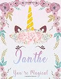  Ianthe: Personalized Unicorn Sketchbook For Girls With Pink Name. Unicorn Sketch Book for Princesses. Perfect Magical Unicorn Gifts for Her as Drawing ... to Draw. (Ianthe Unicorn Sketchbook, Band 1)