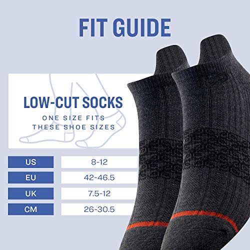 Pair of Thieves Men's Athletic Cotton Low-Cut Socks - 6-Pack Cushioned Comfort Socks for Sports, Work & Casual Wear3