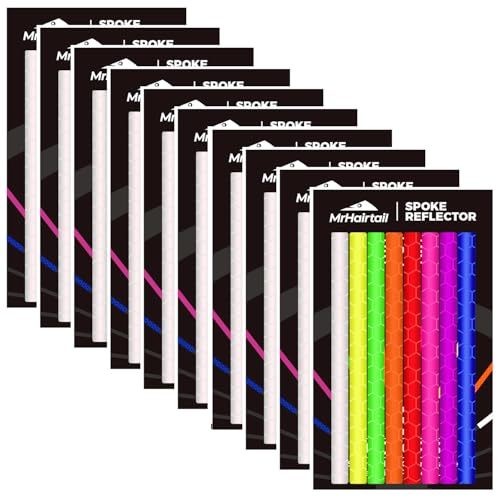 MrHairtail Spoke Reflectors 5 Packs 40 Pieces