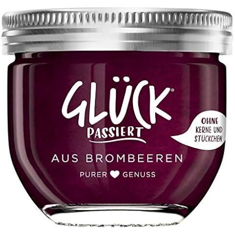 GLÜCK PASSIERT - aus Brombeeren Fruchtaufstrich ohne Stückchen fein passiert Cover