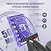 Authmic Akku Staubsauger Kabellos, 45000Pa Kabelloser Staubsauger mit Touchscreen, 50Mins, 1.6L, H13 HEPA, Anti-Tangle-Bürste, für Hartböden/Teppich/Tierhaare, Dunkelviolett
