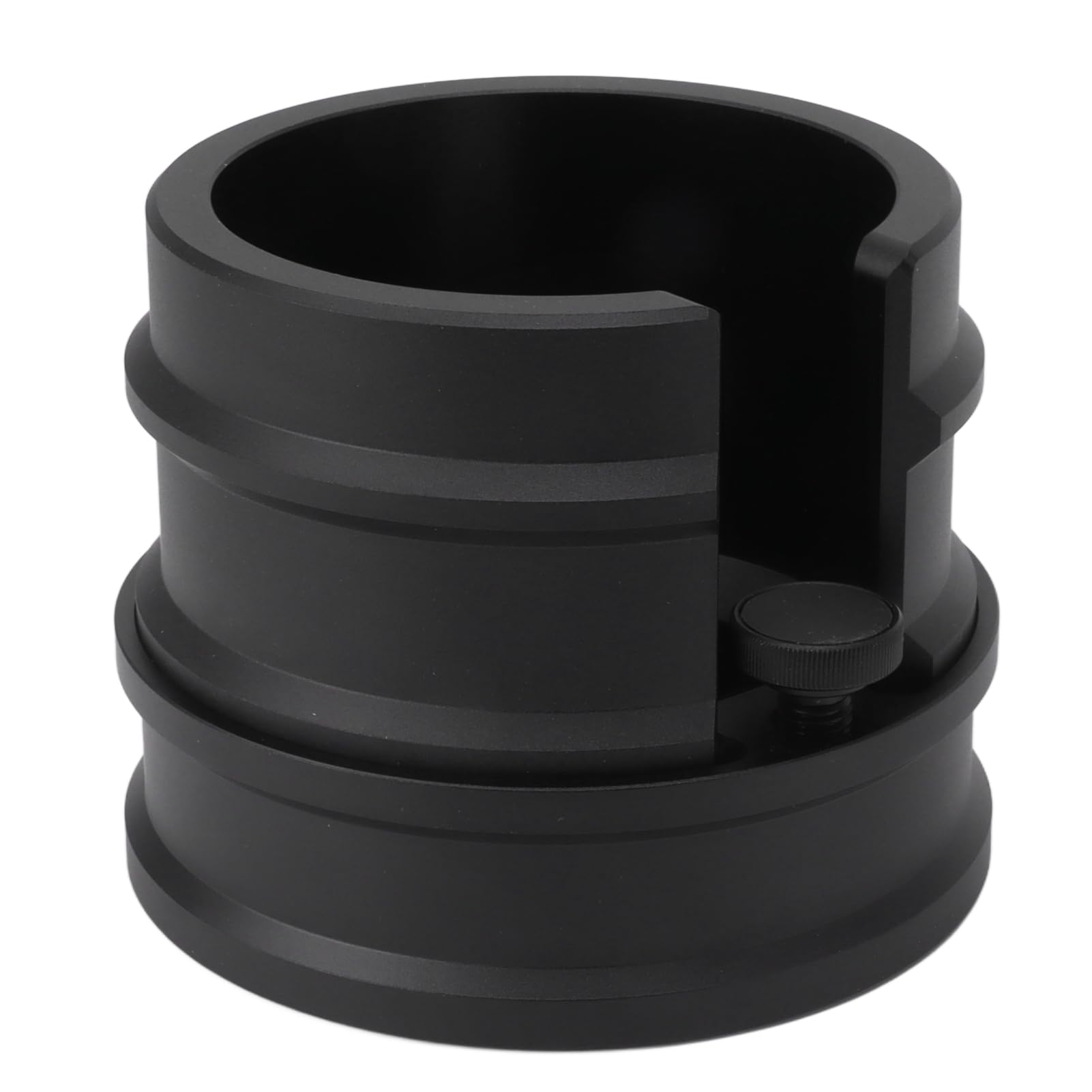 Uchwyt na kolbę do kawy Stojak na ubijak do espresso Podwójna głowica ze stopu aluminium Stabilna podstawa Precyzyjna kontrola ciśnienia do ekspresów do kawy 51 mm 53 mm 58 mm (Czarny)