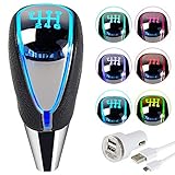 ✅El paquete incluye 1 perilla de cambio LED sensible al tacto + 1 cable USB + encendedor de cigarrillos para automóvil de 12 v,batería recargable incorporada, mucho tiempo que dura después de cada carga,el cambio de siete colores LED se muestra circular y gradualmente cuando toca el panel