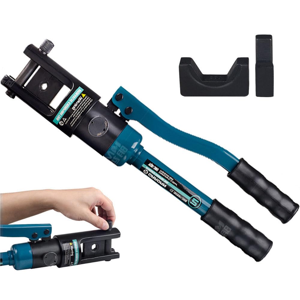 Hydrauliczna zaciskarka do końcówek kablowych Narzędzie do zaciskania 4-300 mm² Zestaw narzędzi do przewodów z zaciskami elektrycznymi, SZY-70