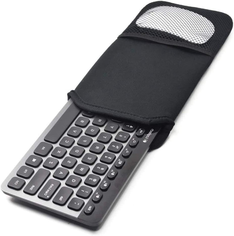 Wanty Funda protectora de neopreno para teclado Bluetooth inalámbrico Apple MC184LLB MC184CH y MLA22LLA y Logitech Easy-Switch K810K811