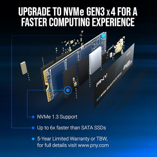 Image of PNY CS1031 500GB PCIe Gen3 x4 NVMe M.2 2280 Internal SSD