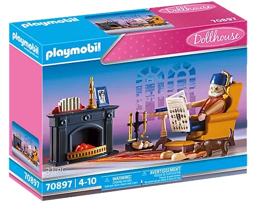 Amazon.co.jp: プレイモービル ヴィクトリアシリーズ 暖炉のおじいさん