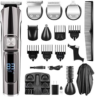 Beard Trimmer For Men, Nozama Cordless Hair Trimmer 11 in 1 Mustache Trimmer,Hair