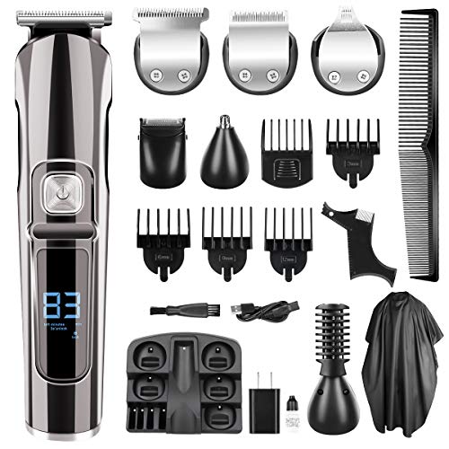Beard Trimmer For Men, Nozama Cordless Hair Trimmer 11 in 1 Mustache Trimmer,Hair