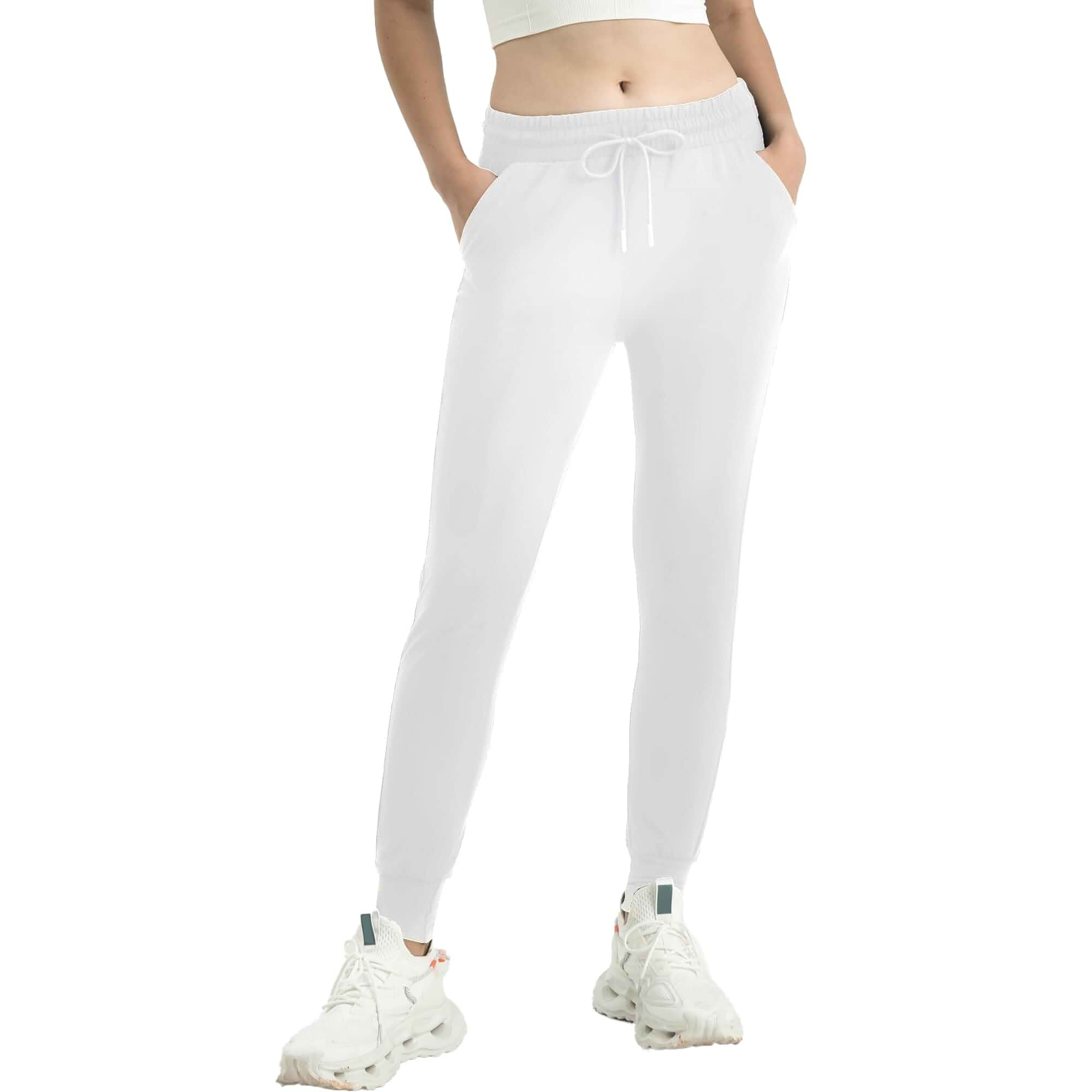 Ipletix Joggers for Women with Pockets Yoga Lounge Sweat Pants Women's Sweatpants ,High Waisted，Drawstring Waist，Fall Fashion,Lightweight，Ideal for Gym & Workout，Stretchy and Fitness