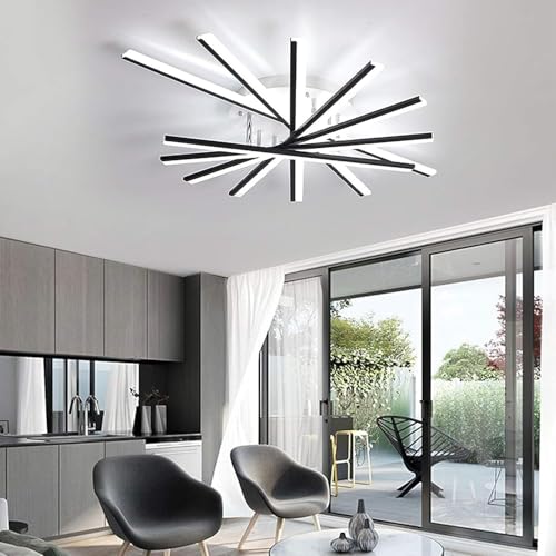 Plafonnier LED moderne de 42,5 pouces variable pour lustre salon