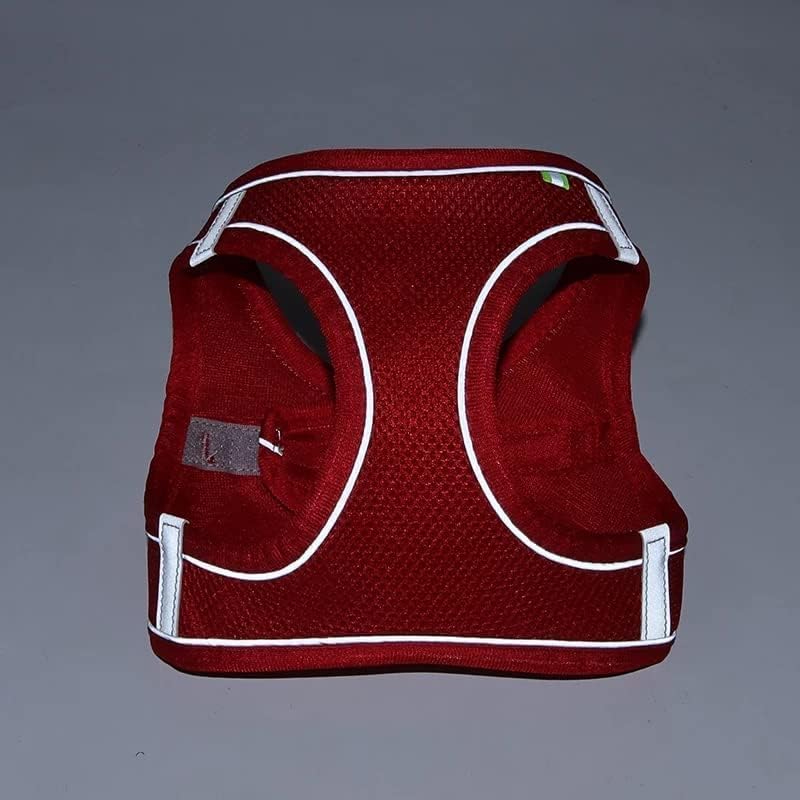 Miniatura 2 de Juego de correa de arnés para perros pequeños, arnés ajustable para cachorro, gato, bulldog francés, Chihuahua, Pug, correa para caminar al aire