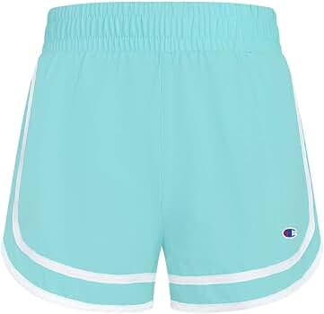 Amazon.com: Champion Girls Woven Shorts, Solid Varsity Aruba Blue